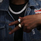 Minimalist 14K White Gold Round Signet Ring For Men's hip hop jewelry CustomDiamJewel