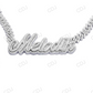 Hip Hop 925 Silver Iced Out Custom Name Diamond Pendant hip hop jewelry CustomDiamJewel