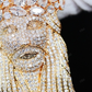 Hip Hop Moissanite Custom Jesus Face Pendant hip hop jewelry CustomDiamJewel