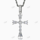 Premium Baguette Cut Cross Design Diamond Hip Hop Pendant hip hop jewelry CustomDiamJewel