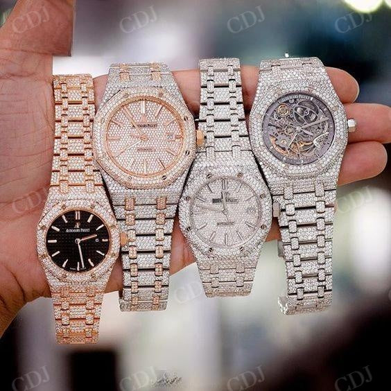 High Quality Arabic Dial AP Lab Grown Diamond Watch customdiamjewel