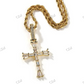 Premium Baguette Cut Cross Design Diamond Hip Hop Pendant hip hop jewelry CustomDiamJewel