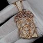 Hip Hop Moissanite Custom Jesus Face Pendant hip hop jewelry CustomDiamJewel