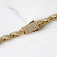 8MM Thick Iced Out Diamond Rope Chain hip hop jewelry CustomDiamJewel
