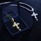 Customized Lab Grown Diamond Cross Pendant hip hop jewelry CustomDiamJewel