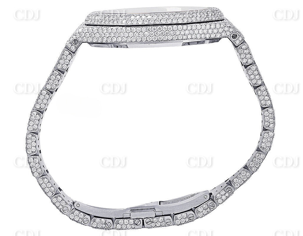 Luxury VVS1 Moissanite Diamond Automatic Movement Watch customdiamjewel