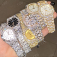 Custom Bling Hip Hop Diamond Watch  customdiamjewel   