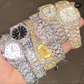 Custom Bling Men's Fashion Hip Hop Moissanite AP Watch customdiamjewel