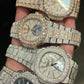 41MM Full Rose Modified Belt Moissanite Patek Philippe Watch For Men customdiamjewel
