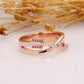 Pink Sapphire Accents Moissanite Wedding Band Wedding Band customdiamjewel   