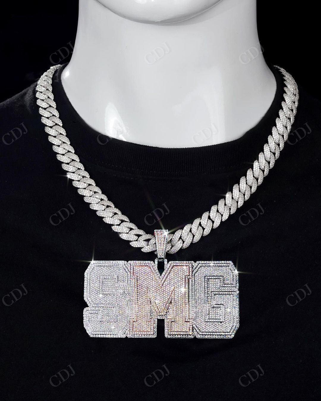 Hip Hop Customized Letter Pendant hip hop jewelry CustomDiamJewel   