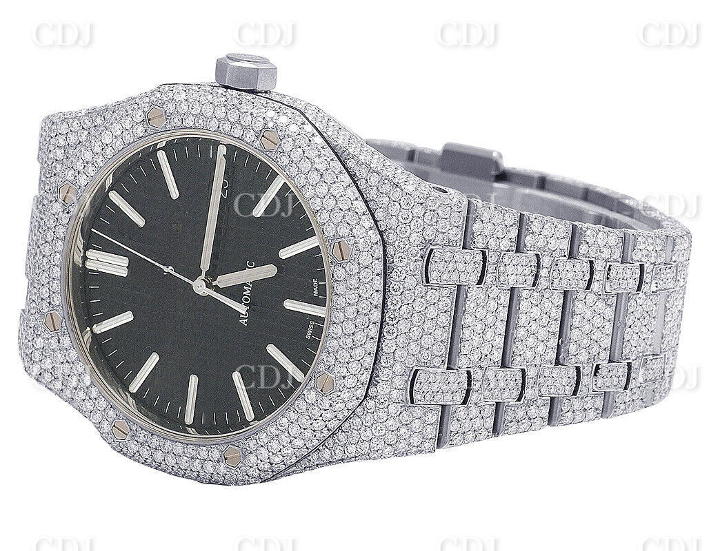 Luxury VVS1 Moissanite Diamond Automatic Movement Watch customdiamjewel