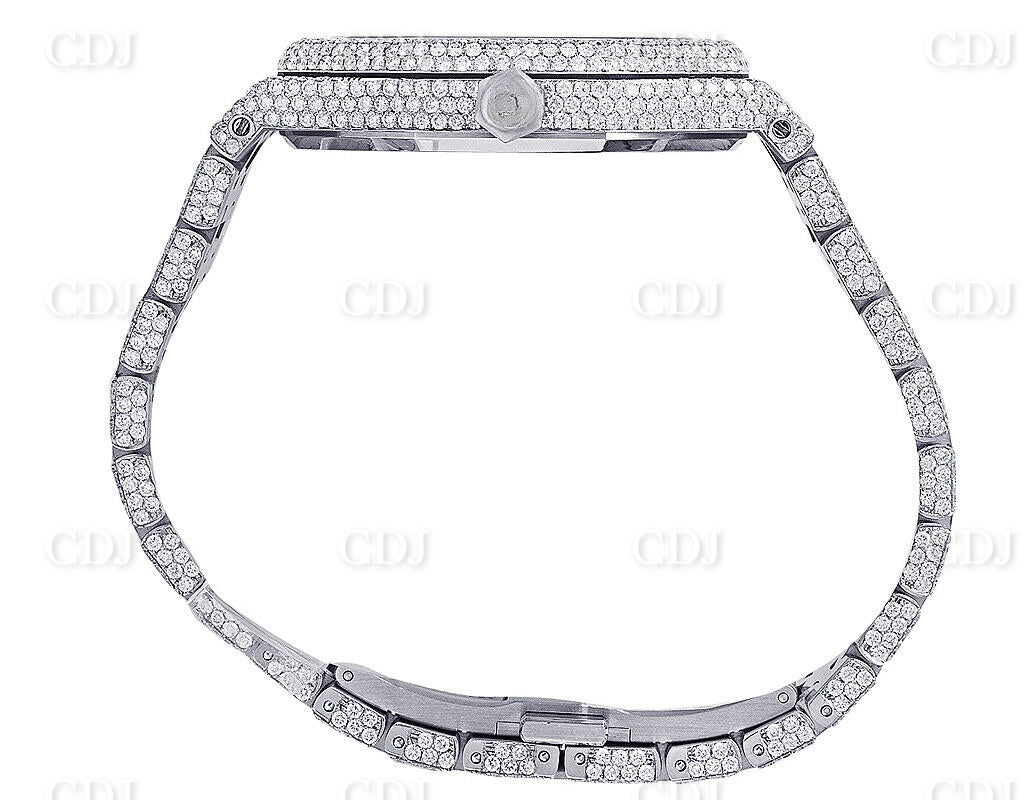 Luxury VVS1 Moissanite Diamond Automatic Movement Watch customdiamjewel