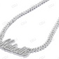 Hip Hop 925 Silver Iced Out Custom Name Diamond Pendant hip hop jewelry CustomDiamJewel