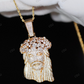 Hip Hop Moissanite Custom Jesus Face Pendant hip hop jewelry CustomDiamJewel