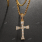 Premium Baguette Cut Cross Design Diamond Hip Hop Pendant hip hop jewelry CustomDiamJewel