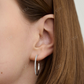 Large Pave Diamond Hoop Earrings