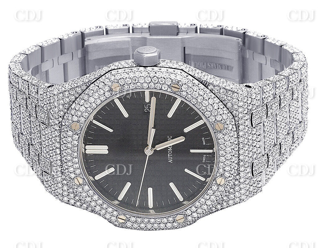 Luxury VVS1 Moissanite Diamond Automatic Movement Watch customdiamjewel