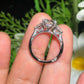 Lab Grown Diamond Three Stone Gold Bridal Ring customdiamjewel