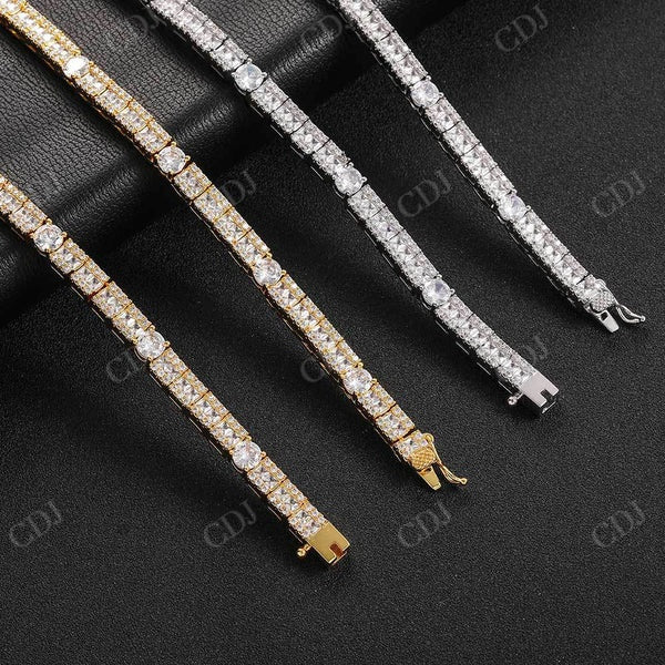 Diamond Custom Tennis Chain Necklace  CustomDiamJewel   
