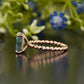Nature Inspired Cushion Moss Agate Ring customdiamjewel