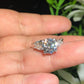 Lab Grown Diamond Three Stone Gold Bridal Ring customdiamjewel