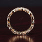 Round Marquise Cluster 0.56CTW Lab Grown Diamond Wedding Band  customdiamjewel   