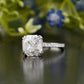 Asscher Lab-Grown Diamond Solitaire Ring customdiamjewel