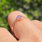 5 Stone Colored Moissanite Bridal Promise Ring customdiamjewel