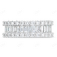 10Kt White Gold Moissanite Baguette Eternity Band Ring hip hop jewelry CustomDiamJewel