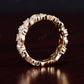 Round Marquise Cluster 0.56CTW Lab Grown Diamond Wedding Band  customdiamjewel   