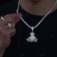 Hip Hop Iced Out Enamel Doller Bag Pendant hip hop jewelry CustomDiamJewel