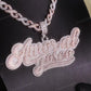 Customized Initial Letter Iced Out Pendant hip hop jewelry CustomDiamJewel   
