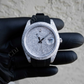HipHop Customized Black Rubber Belt Rolex Watch customdiamjewel