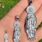 Moissanite 925 Sterling Silver Mary Guadalupe Pendant  customdiamjewel   