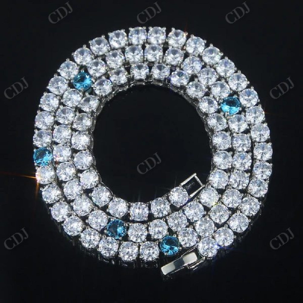 Big Diamond Hip Hop Tennis Chain  CustomDiamJewel   