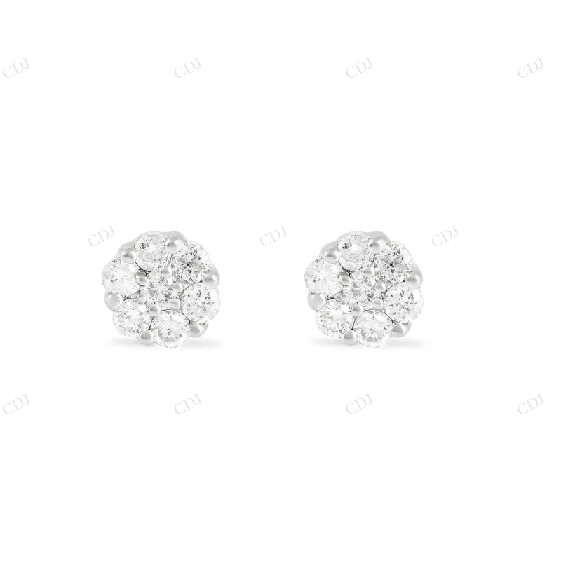 10k Yellow Gold 0.15CT Diamond Stud Earrings Stud earrings CustomDiamJewel