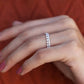 Round 0.40CTW Lab Grown Diamond Wedding Band  customdiamjewel   