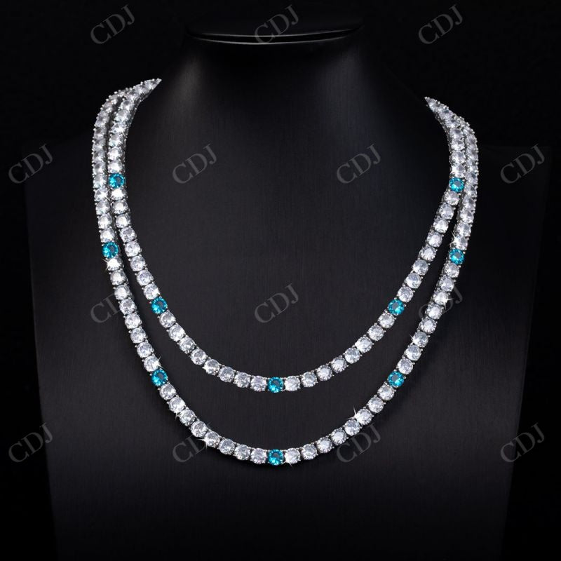 Big Diamond Hip Hop Tennis Chain  CustomDiamJewel   