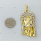 Custom Gold Plated Luxury Jesus Pendant hip hop jewelry CustomDiamJewel