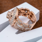 Luxury VVS Moissanite Sterling Silver Wedding Ring hip hop jewelry customdiamjewel
