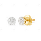 10k Yellow Gold 0.15CT Diamond Stud Earrings Stud earrings CustomDiamJewel