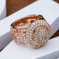 Luxury VVS Moissanite Sterling Silver Wedding Ring hip hop jewelry customdiamjewel