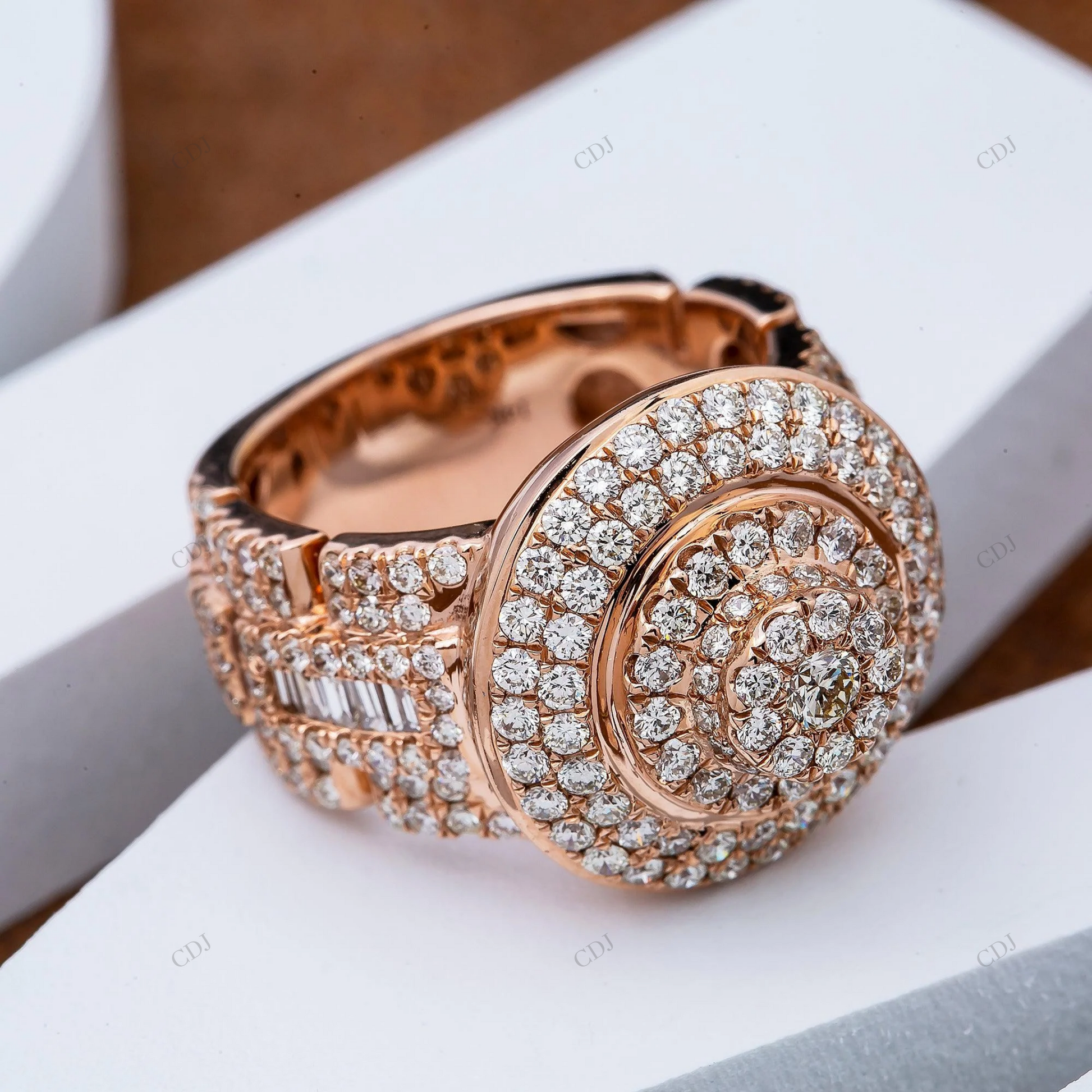 Luxury VVS Moissanite Sterling Silver Wedding Ring hip hop jewelry customdiamjewel