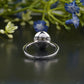 Black Oval Cut Pavé Halo Ring customdiamjewel