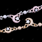 Moissanite Moon Star Link Chain Gift For Mens CustomDiamJewel