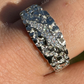 Iced Diamond Nugget Band Hip Hop Ring  customdiamjewel   