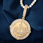 Moissanite Round Baguette Allah Pendant hip hop jewelry CustomDiamJewel
