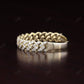 Natural Diamond Cuban Link Chain Wedding Band  customdiamjewel   