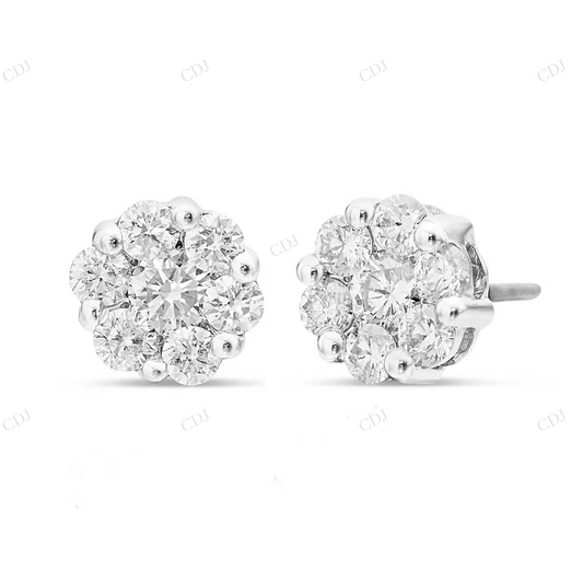 2.50ct Moissanite Diamond Stud Earrings Stud earrings CustomDiamJewel